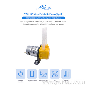 DC chemical dosing system peristaltic pump